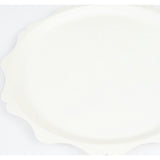 Cream Decorative Edge Compostable Side Plates
