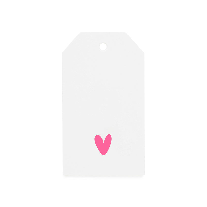 Neon Heart Gift Tags