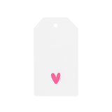 Neon Heart Gift Tags