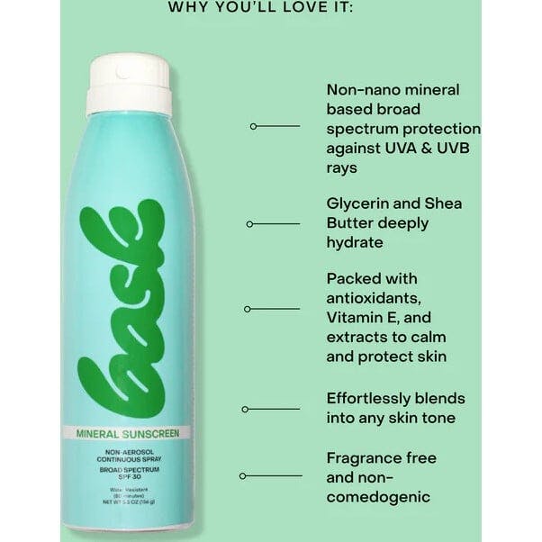Bask SPF 30 Mineral Spray - Wholesale Case of 12