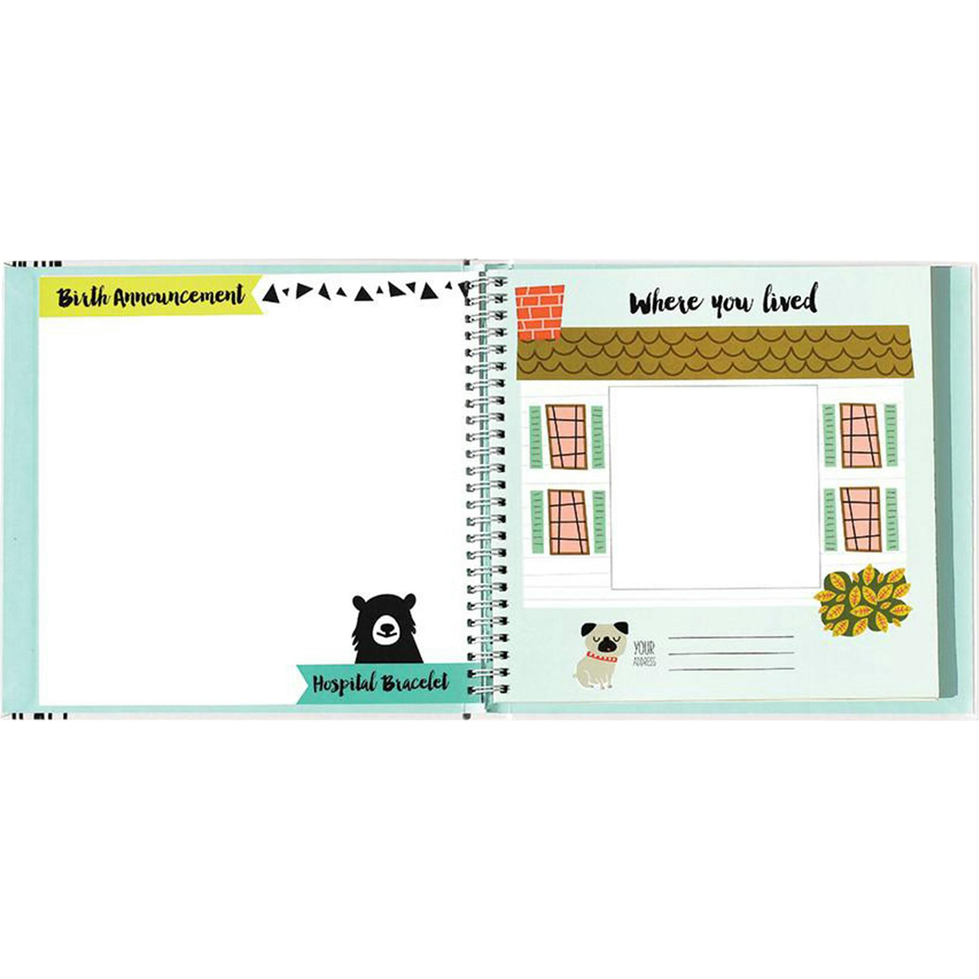 Little Animal Lover Baby Memory Book
