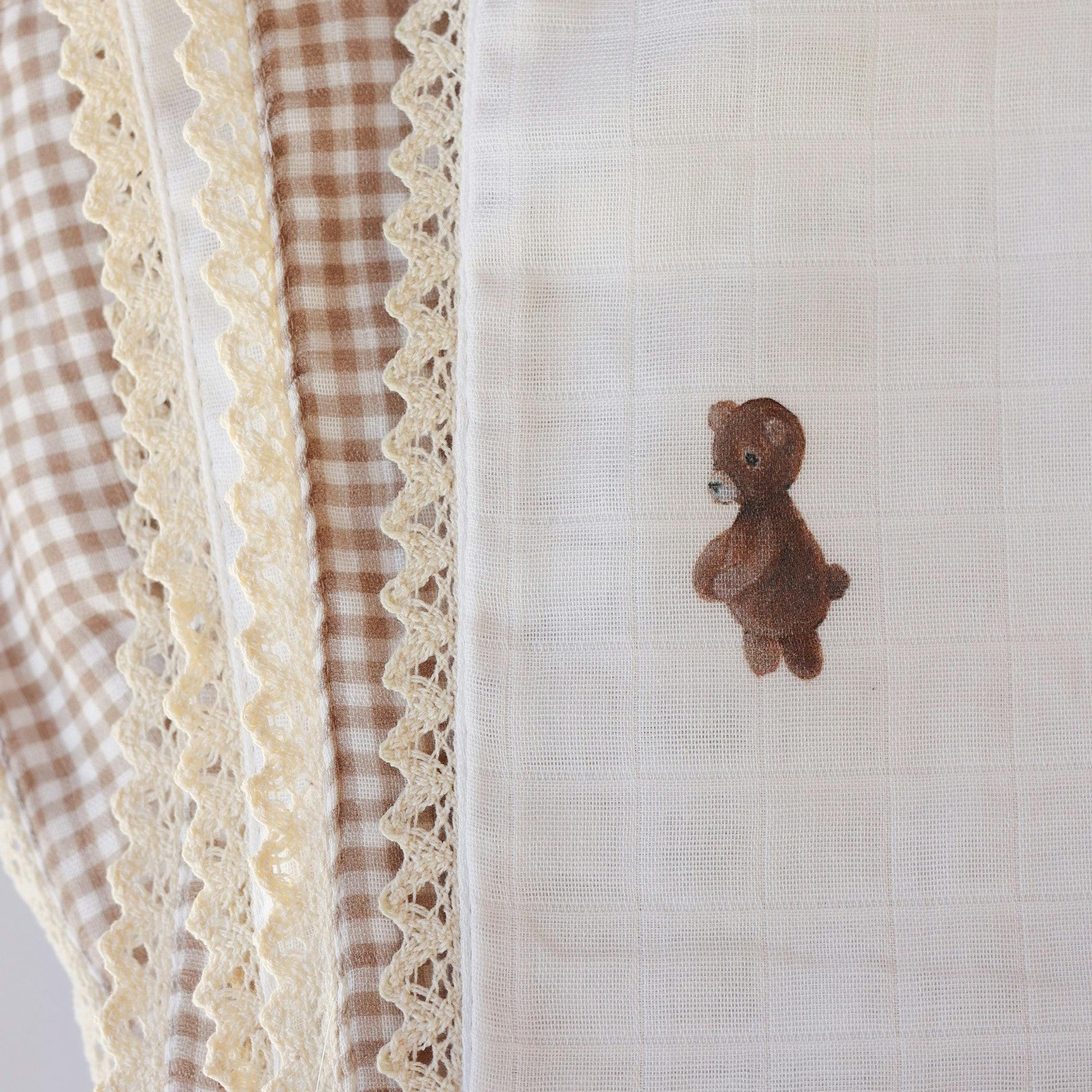 Heirloom Baby Blanket - Teddy Bear