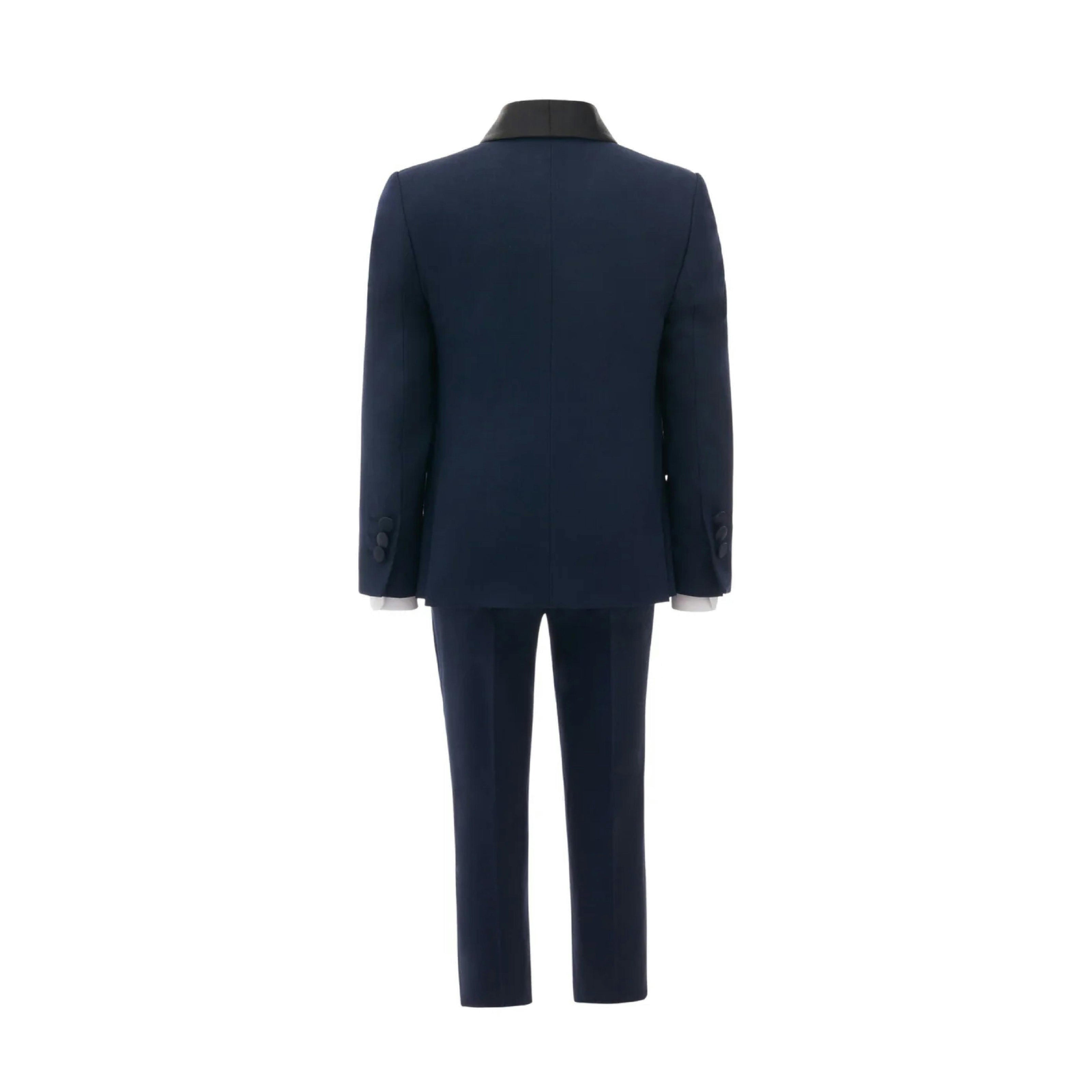 Navy Shawl Lapel Suit