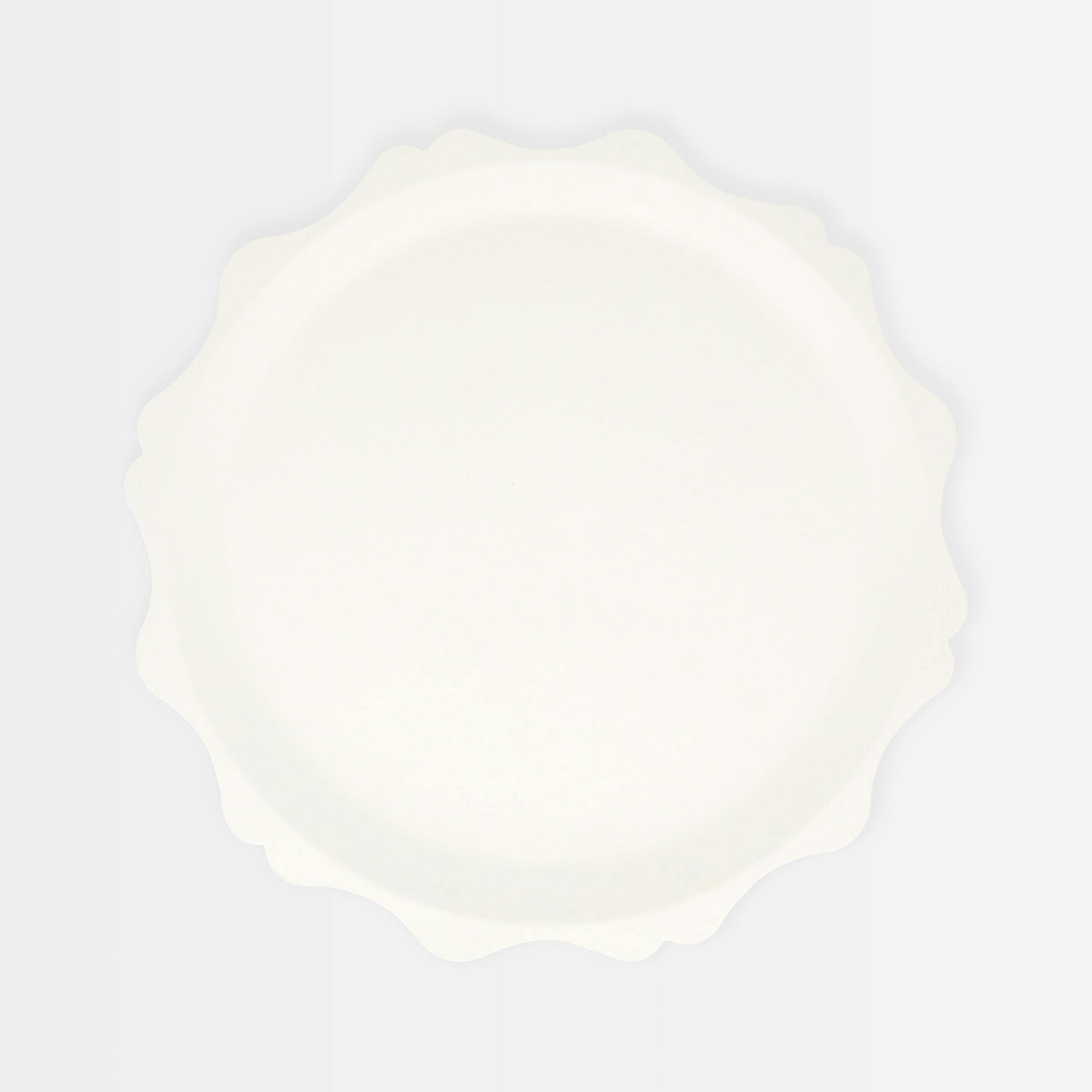 Cream Decorative Edge Compostable Side Plates