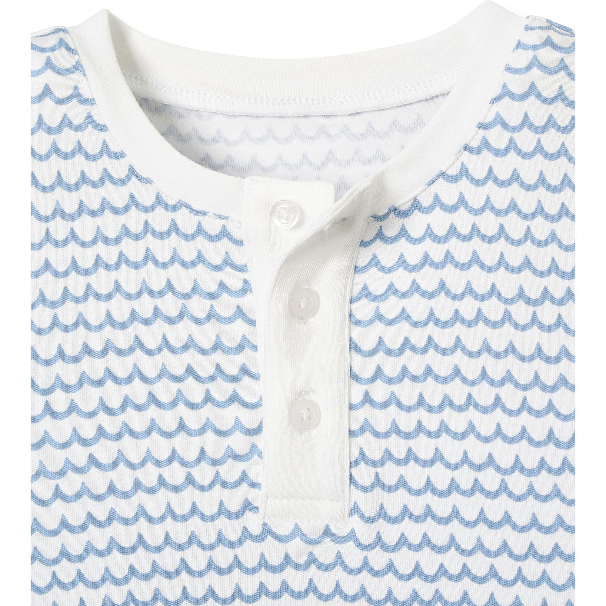 Kid's Pima Snug Fit Pajama Set in La Mer