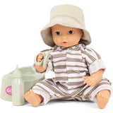 Aquini Girl Urban Stripes 13" Baby Doll Waterproof with Potty and Accessories
