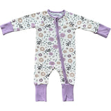 Baby Girl Long Sleeve Zip Romper