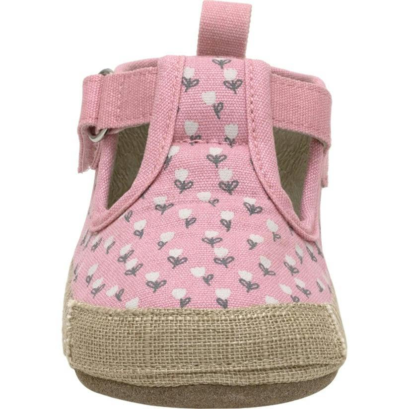 Tulips Blush Canvas Espadrille First Kick
