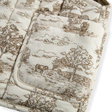 Country Toile Quilted Vest