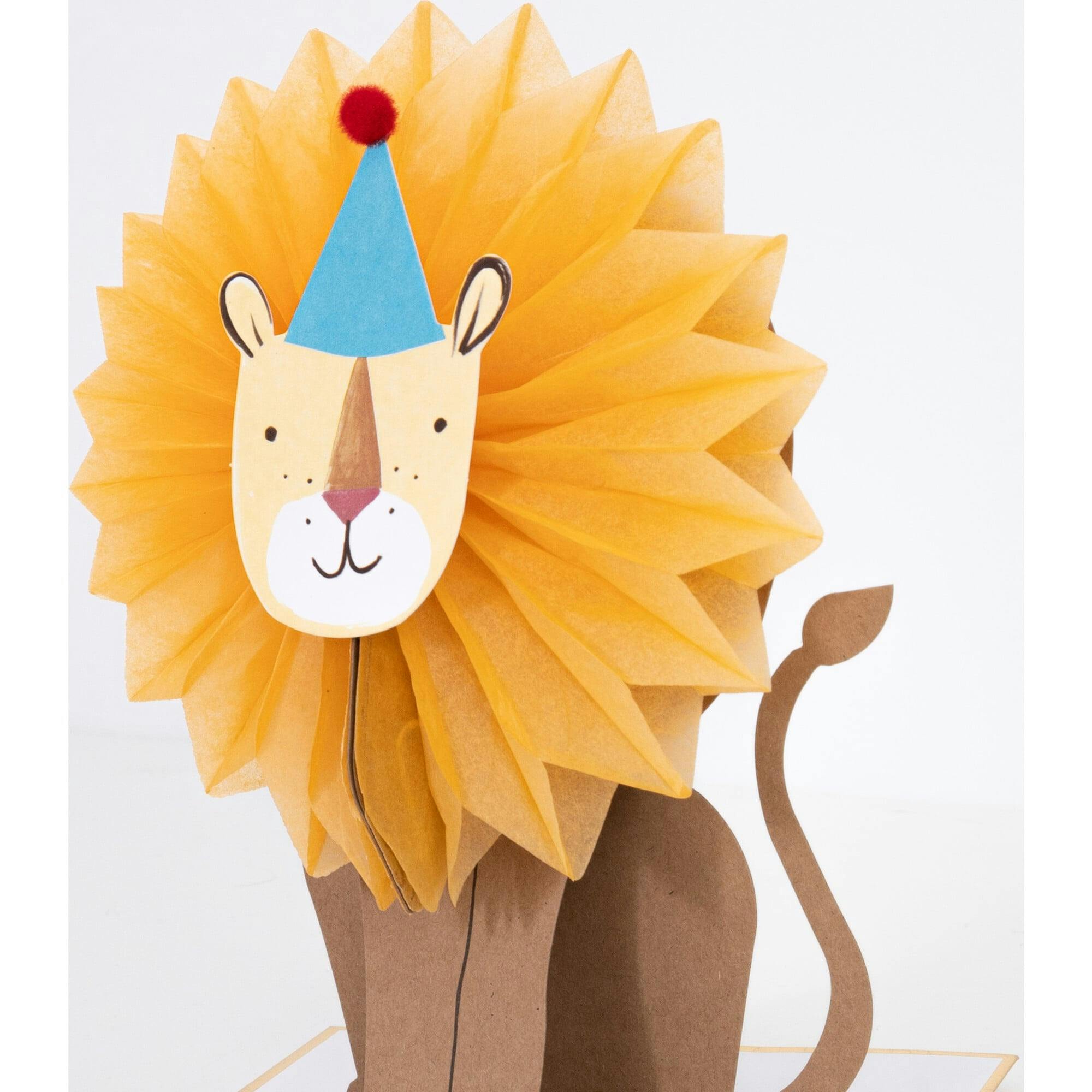 Honeycomb Lion Blank Card
