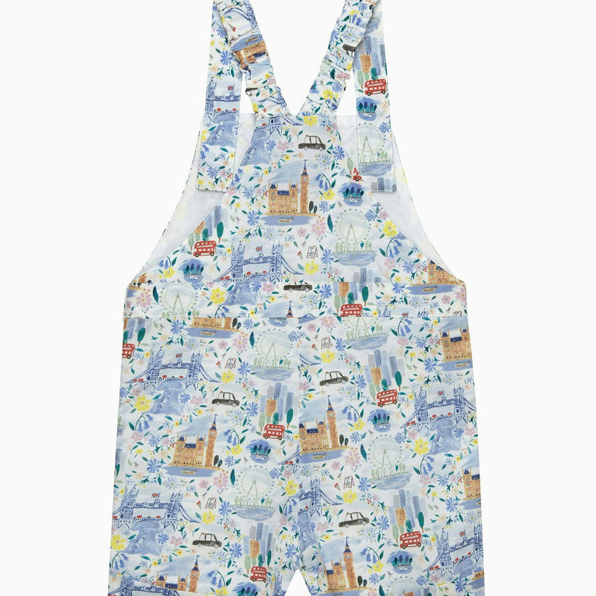 Baby Atticus Bib Shorts in London Scenes