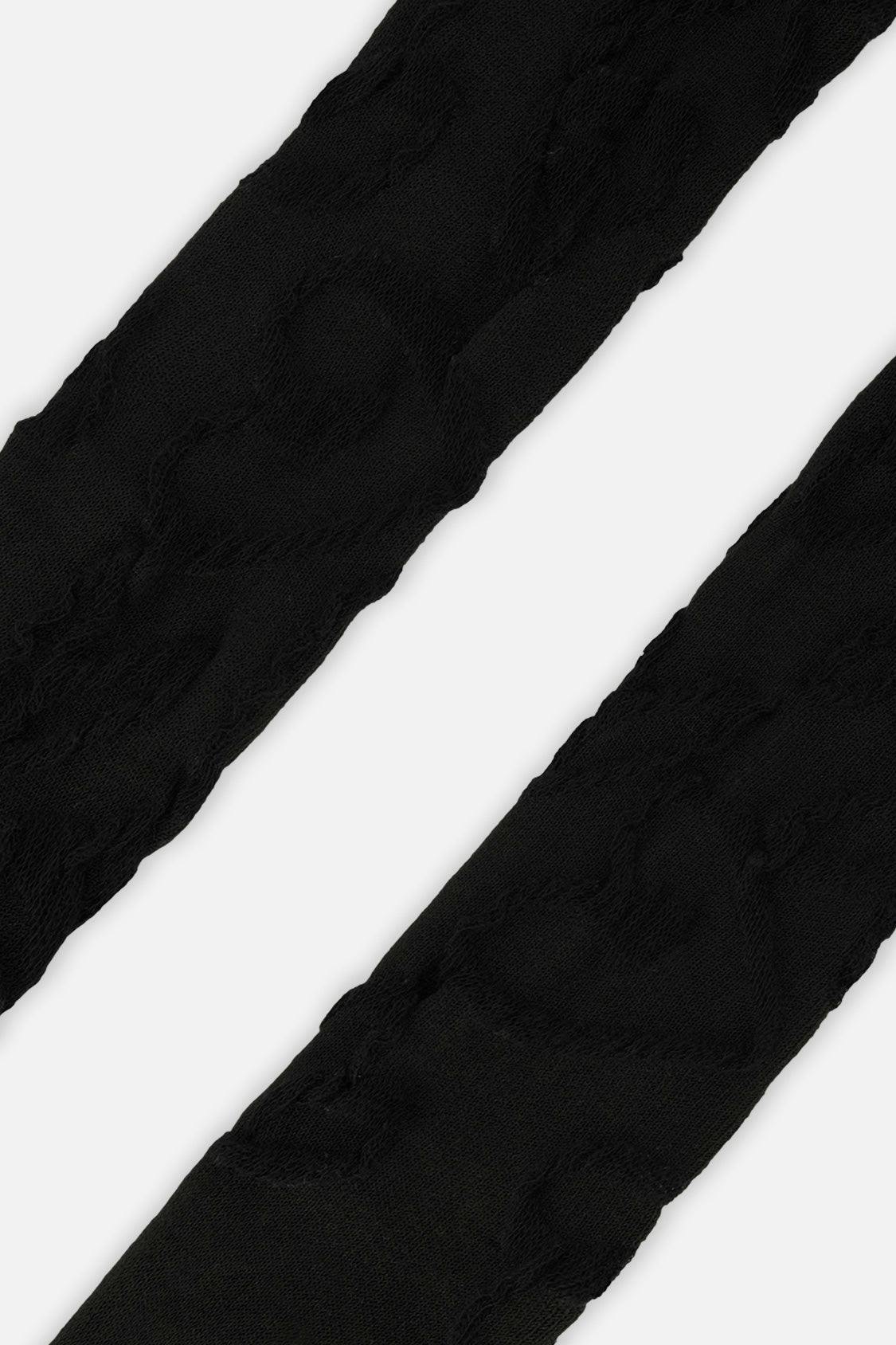 Baby Knit Textured Tights Black