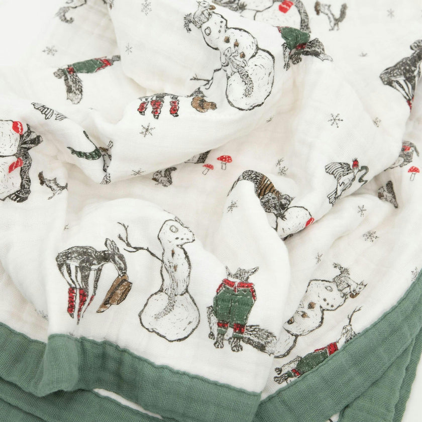 Cotton Muslin Baby Quilt