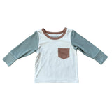 Boy's Colorblock Pocket Shirt