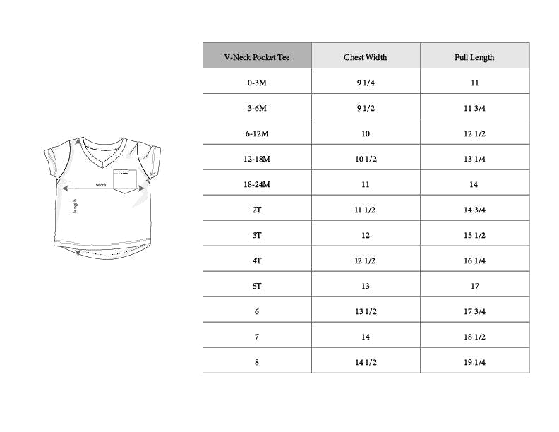 V-Neck Pocket Tee Toffee