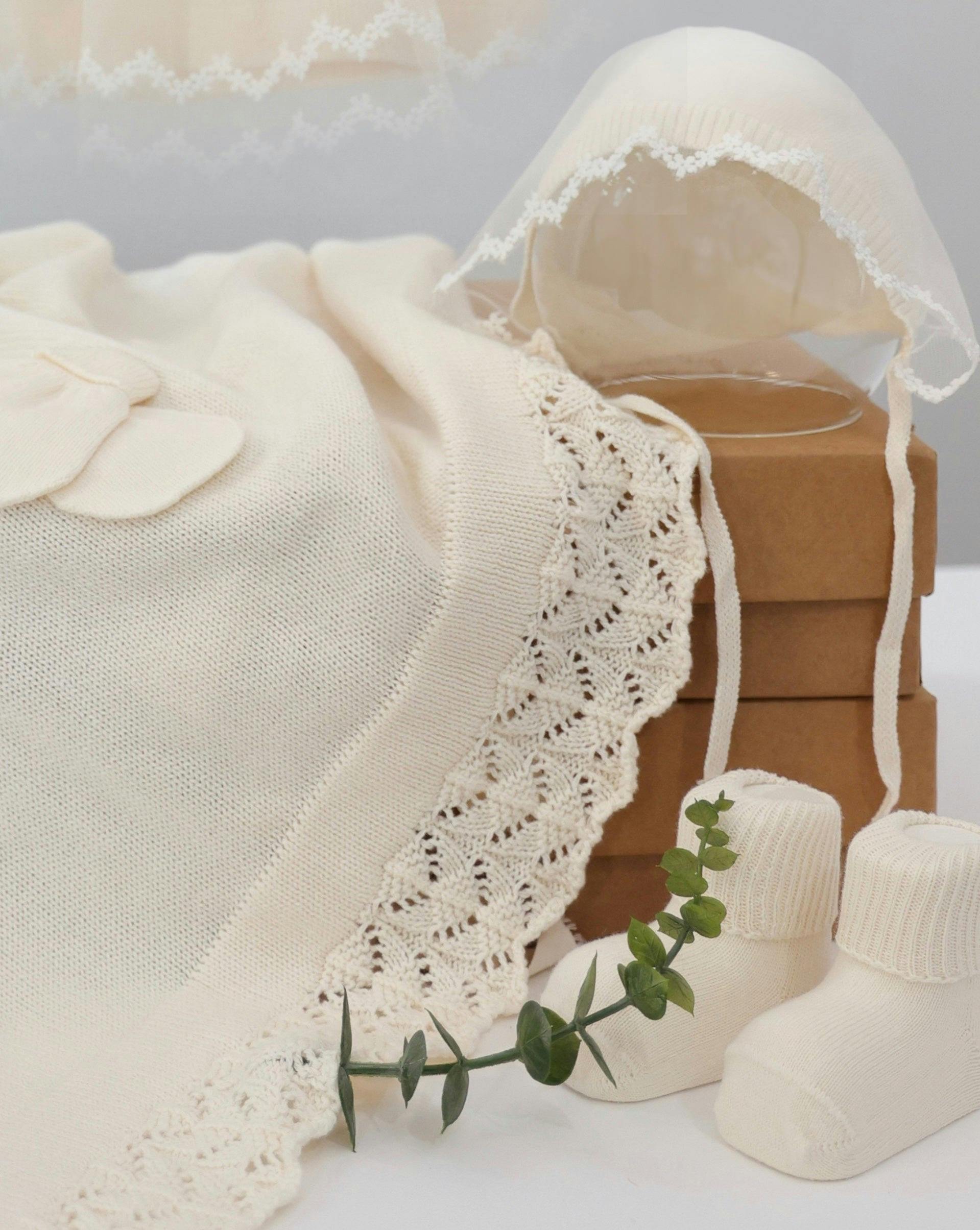 Organic Cotton Baby Dress Gift Set – 5 Pieces