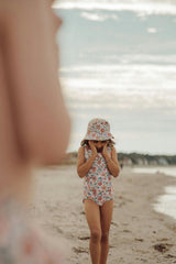Vintage Girls 1 Piece Swimsuit | UPF + Recycled - In Bloom