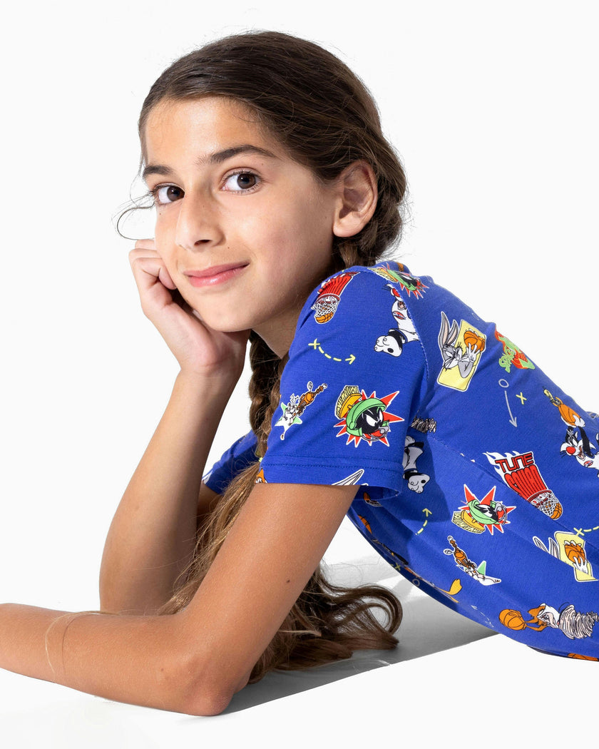 Space Jam Bamboo Kids Pajama Short Set