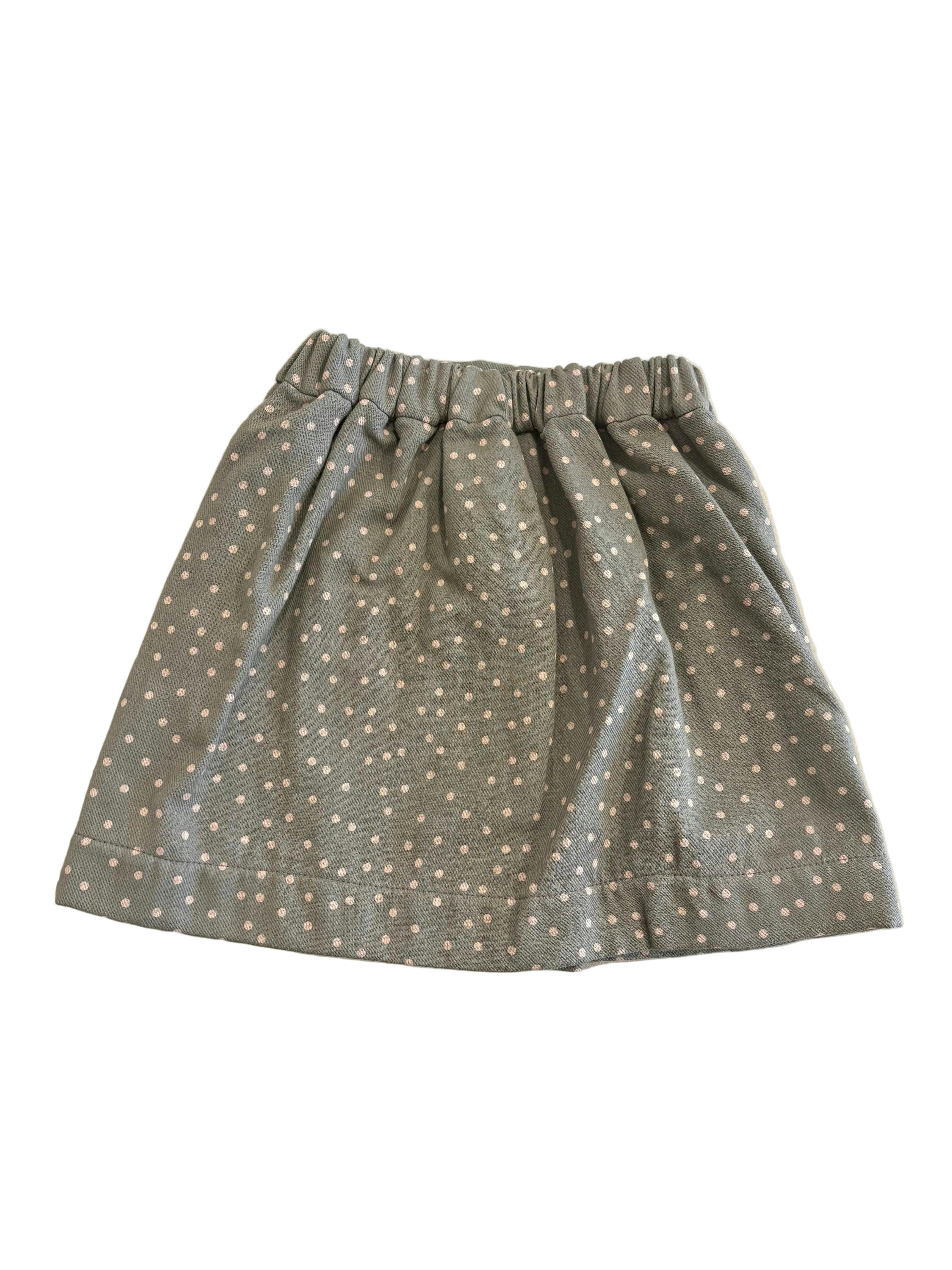 Girls' Kilt Skirt – Polka Dot