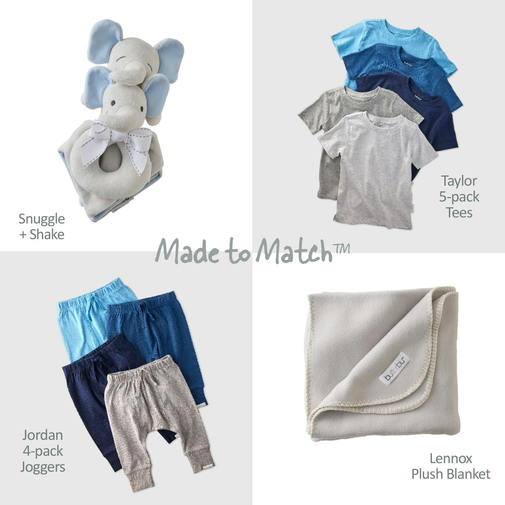 LENNOX Ultra Luxe Plush Baby Blanket