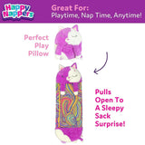 Happy Nappers: S4 Lg - Purple & White Cat