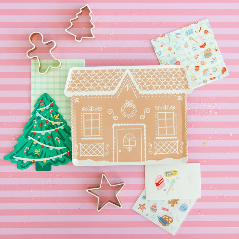 Pastel Mixed Light Gingham Guest Napkins