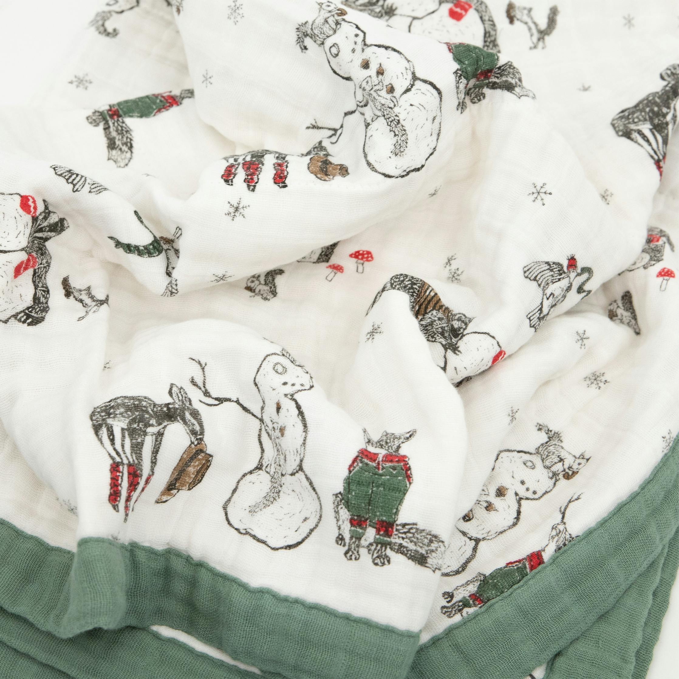 Cotton Muslin Baby Quilt