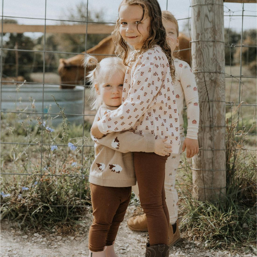 Organic Cotton Modal Legging in Cappuccino