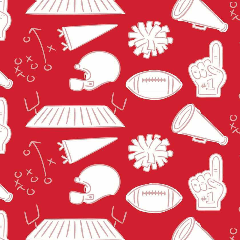 Parker Zipper Pajama - Pep Rally Red