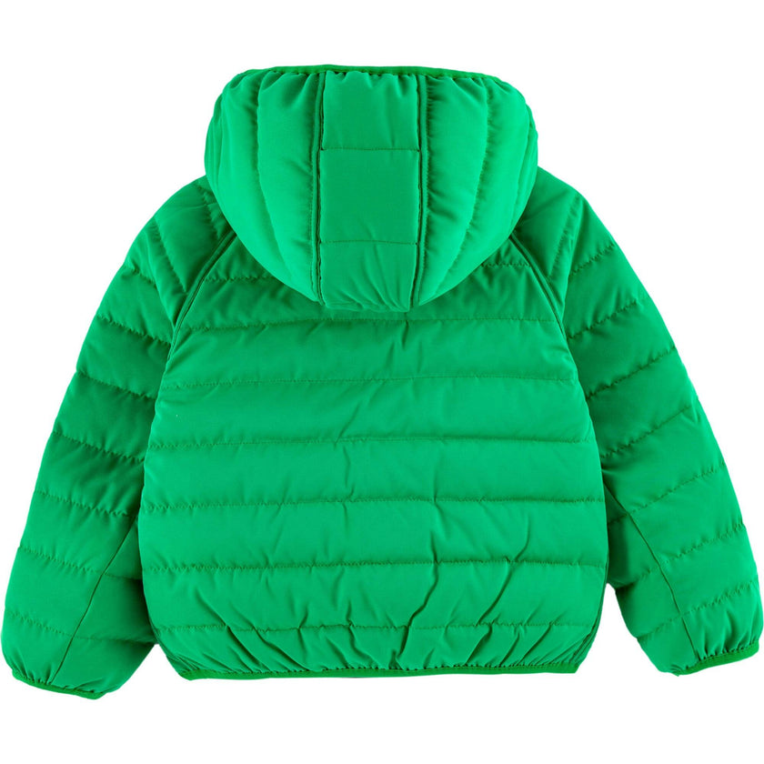 Ryan Reversible Puffer Hood Zipper Down Jacket