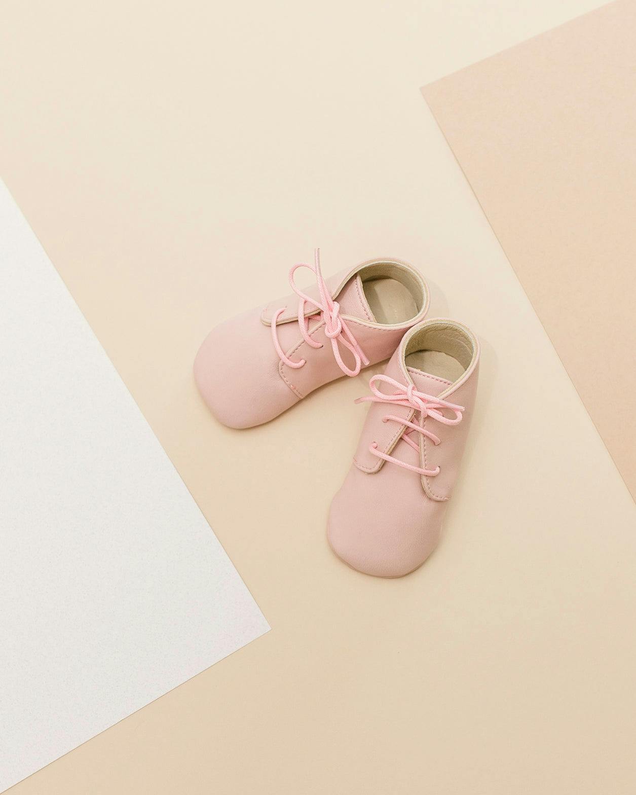 Little Royals Leather Booties Gaby - Pink