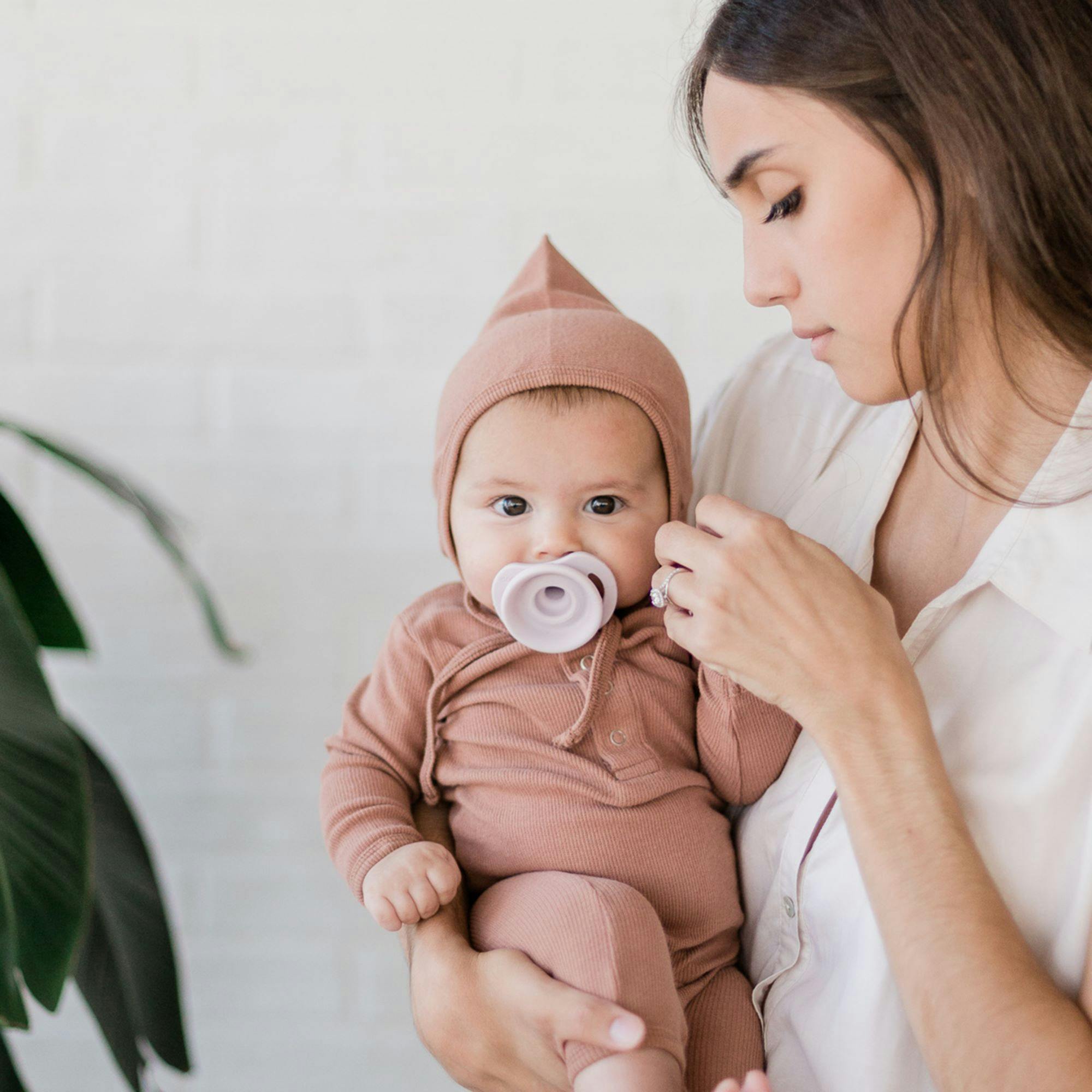 Pop & Go Pacifiers - Chocolate/Navy