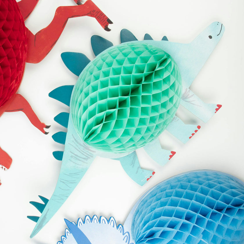 Honeycomb Dinosaur Decorations