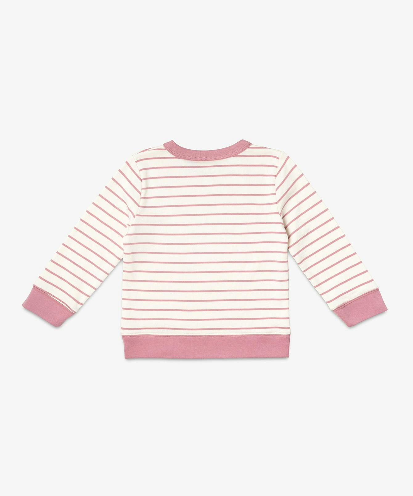 Remy Sweatshirt, Rose French Stripe