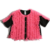 TOULA TIERED RUFFLE BLOUSE