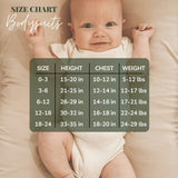 Little Sister Clay Organic Cotton Short Sleeve Baby Bodysuit