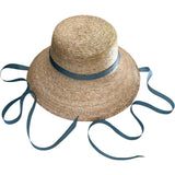 Little Girls Palmetto Long & Thin Grosgrain Ribbon Bucket Hat