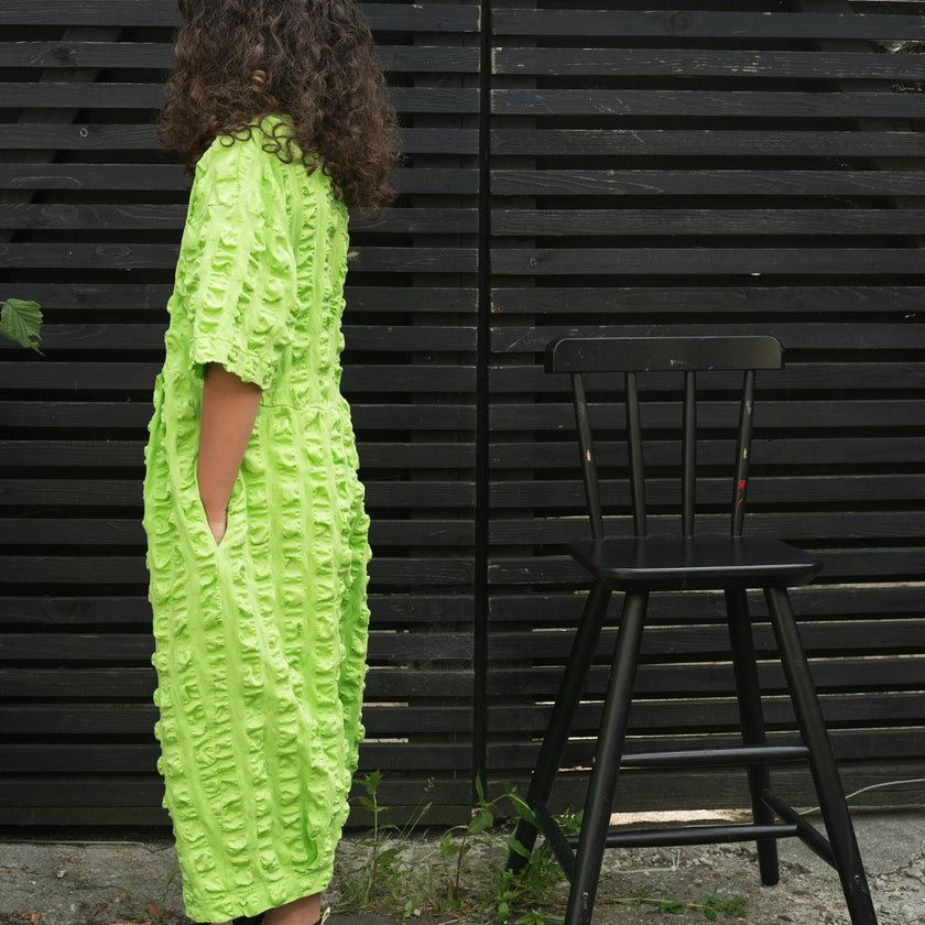 Dorian Orange seersucker jumpsuit