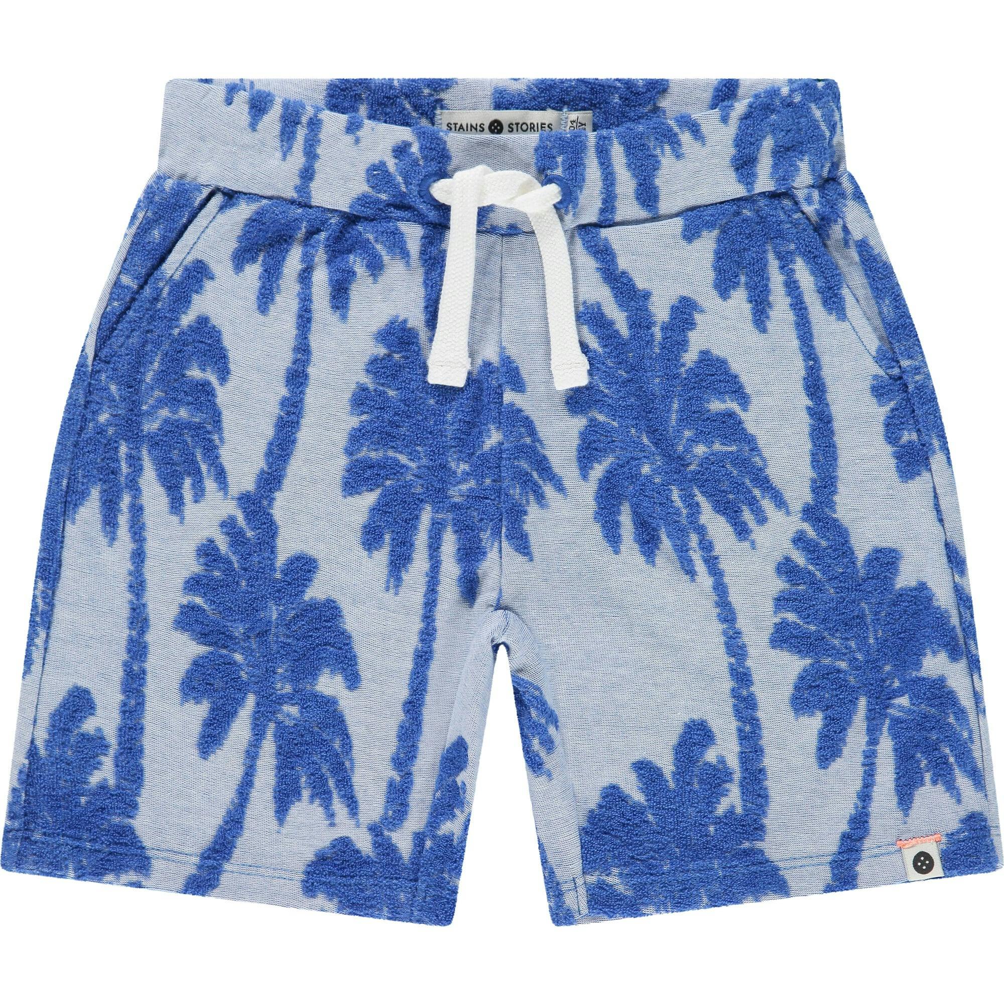 Terry Palm Tree Sweat Shorts