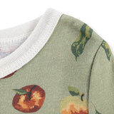 Apple Orchard Organic Cotton Zipper Pajama