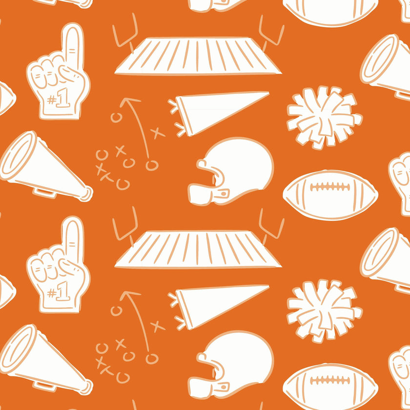 Walker Boys' Short Set - Pep Rally Orange
