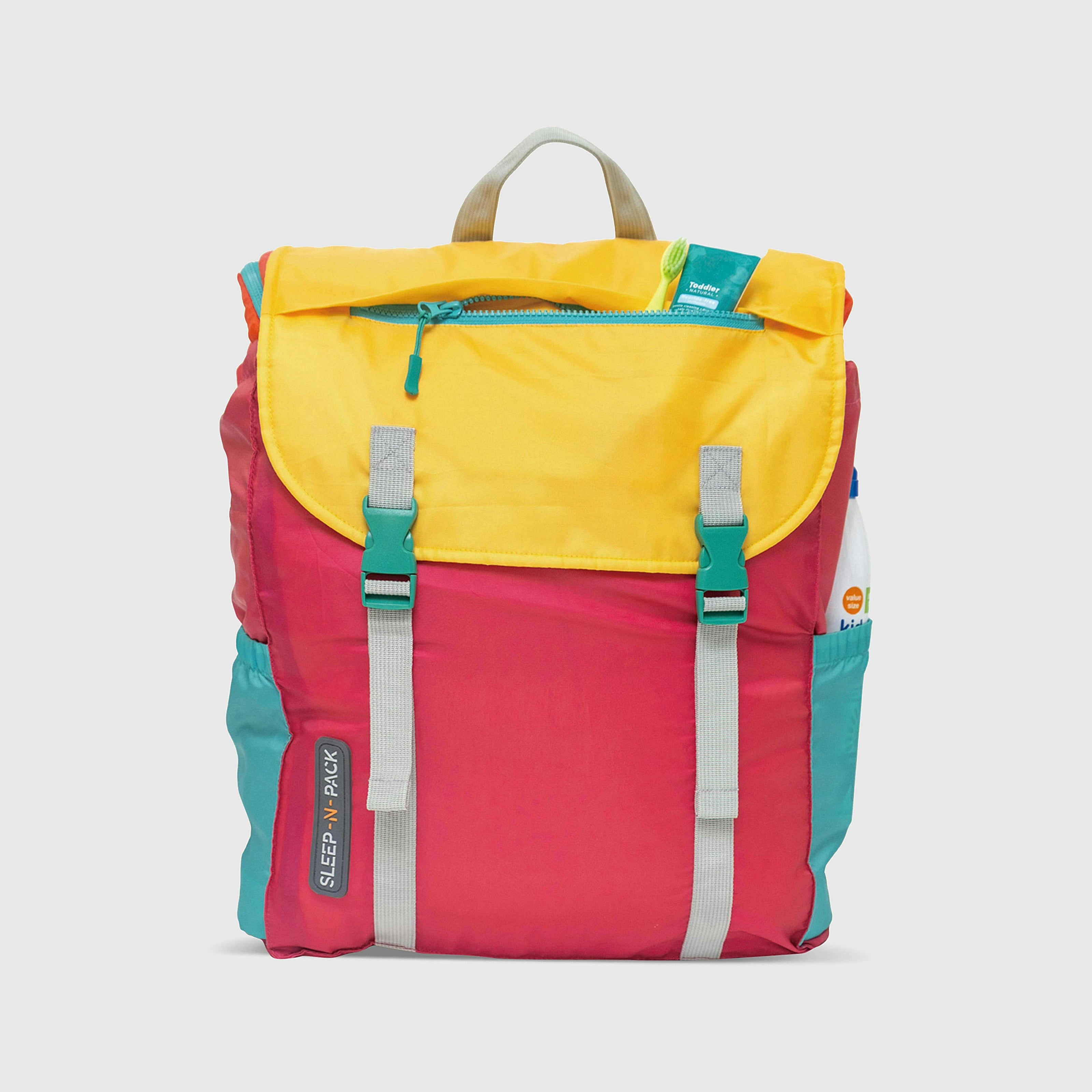 PRE-ORDER — Sleep-N-Pack™ – Big Kid Size | Color Block Sunset Ombre