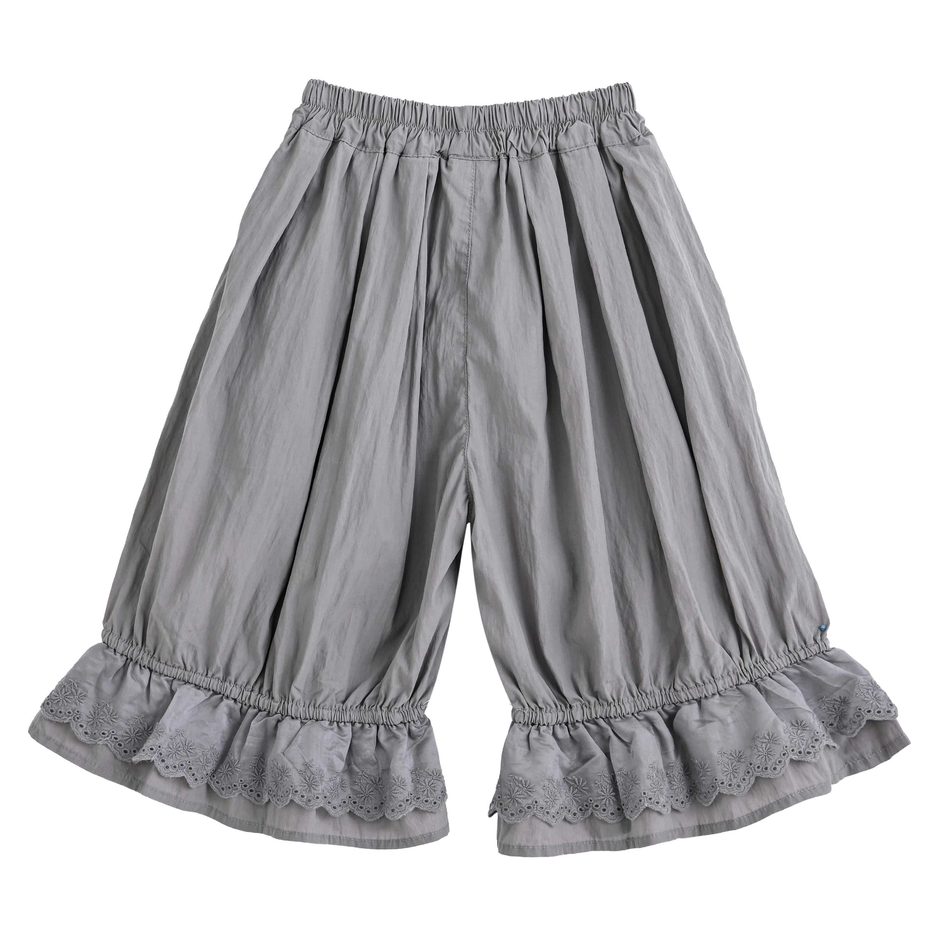 Grey Ruffled Short Set