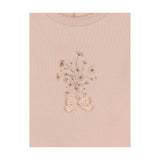 Nature's Florals Footie & Hat Set Ivory & Rose