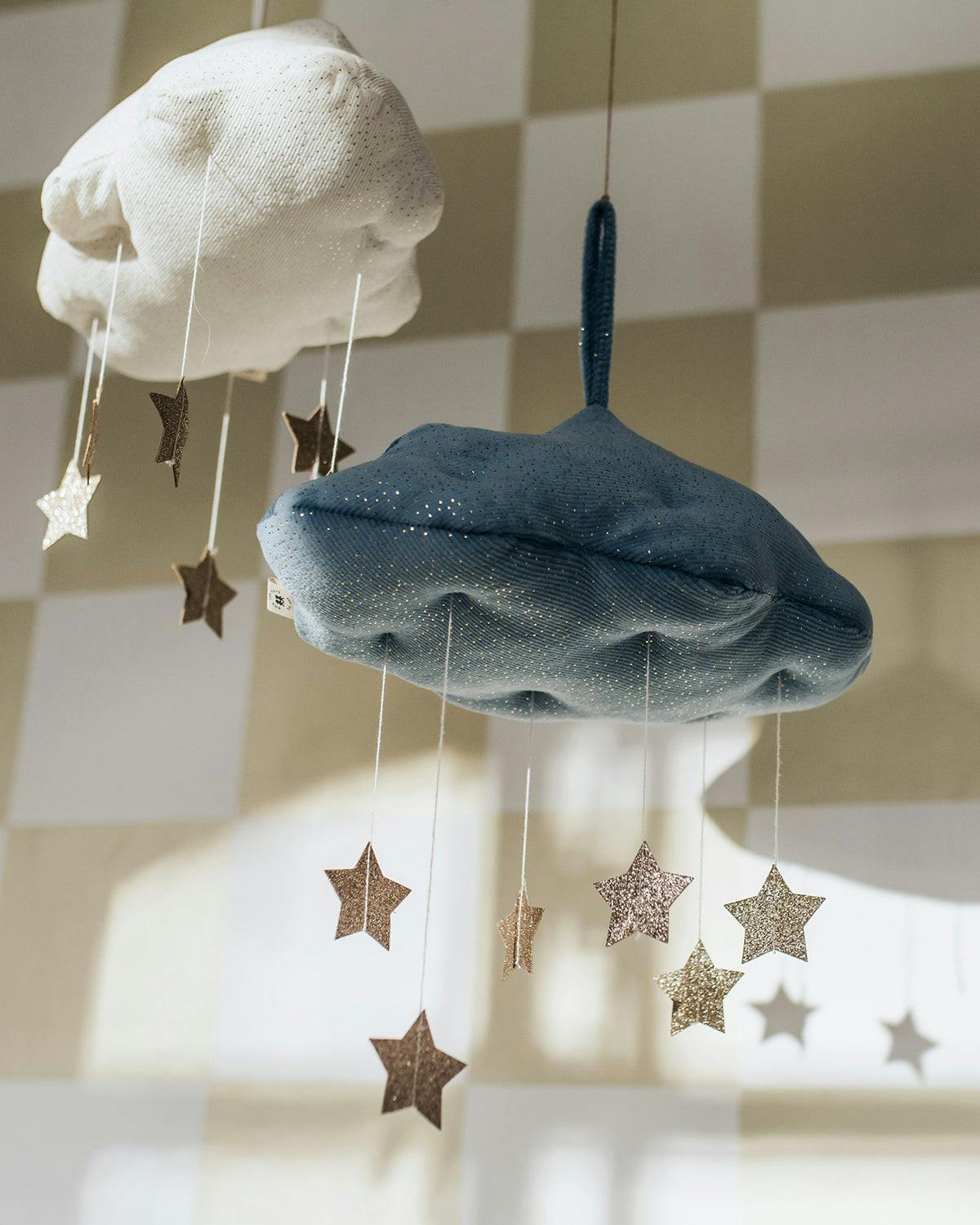 PICCA LOULOU CLOUD Corduroy White with stars  13