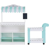 Teamson Kids My Dream Bakery Shop and Pastry Cart Wooden Play Set