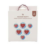 Packed Party Decorative Valentine Hearts Pack - Garland & Table Decor (set of 6)
