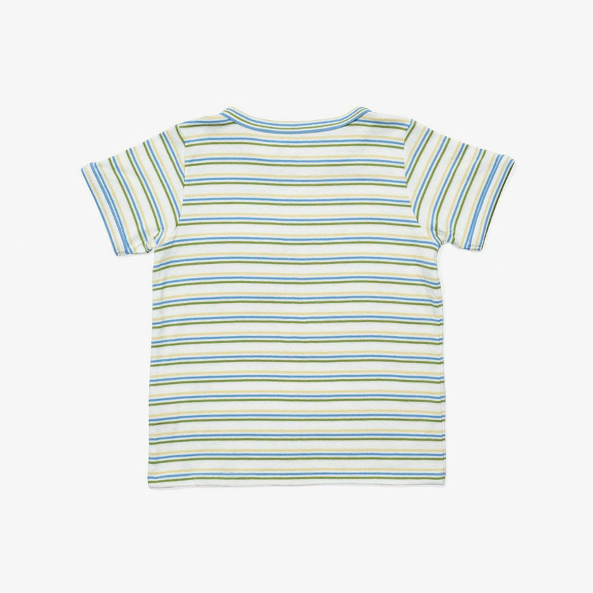 Willie T-Shirt, Butter Triple Stripe