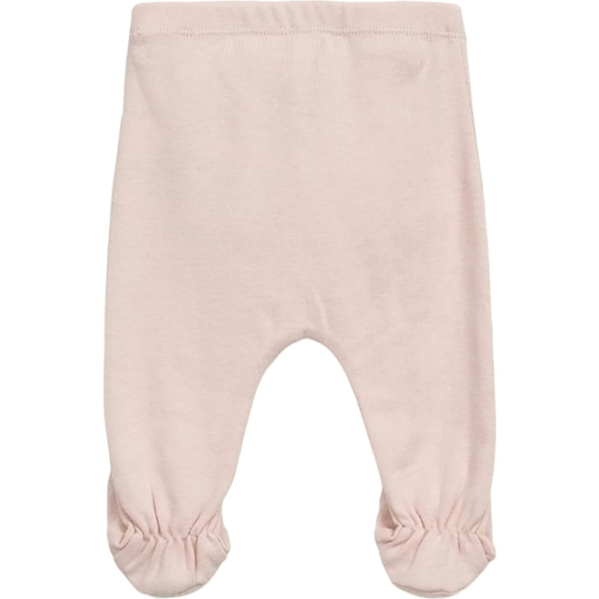 Jersey Elastic Waistband Footie Leggings