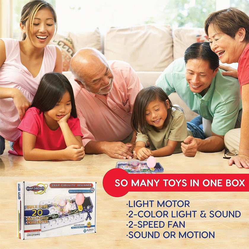 Elenco Snap Circuits Beginner STEM Science Activity Kit